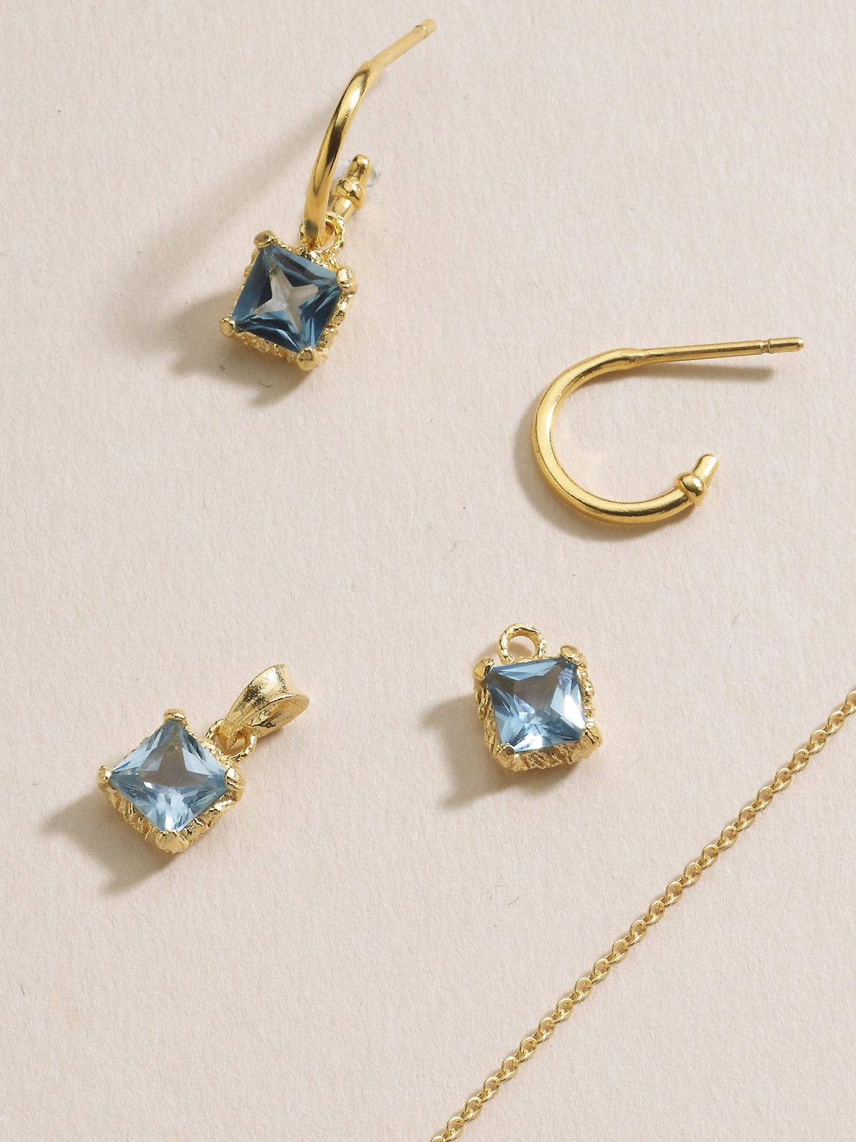 AQUAMARINE KÜPE UCU