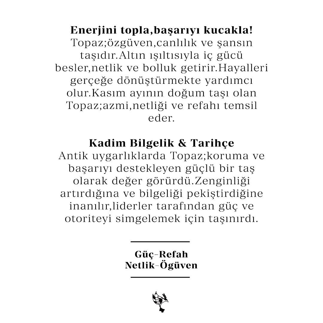 Bodhita - TOPAZ PENDANT