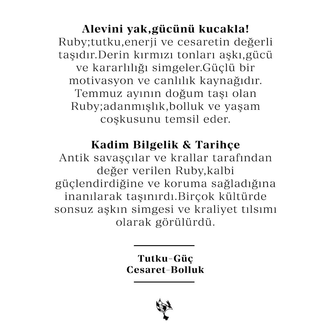 Bodhita - RUBY KOLYE UCU