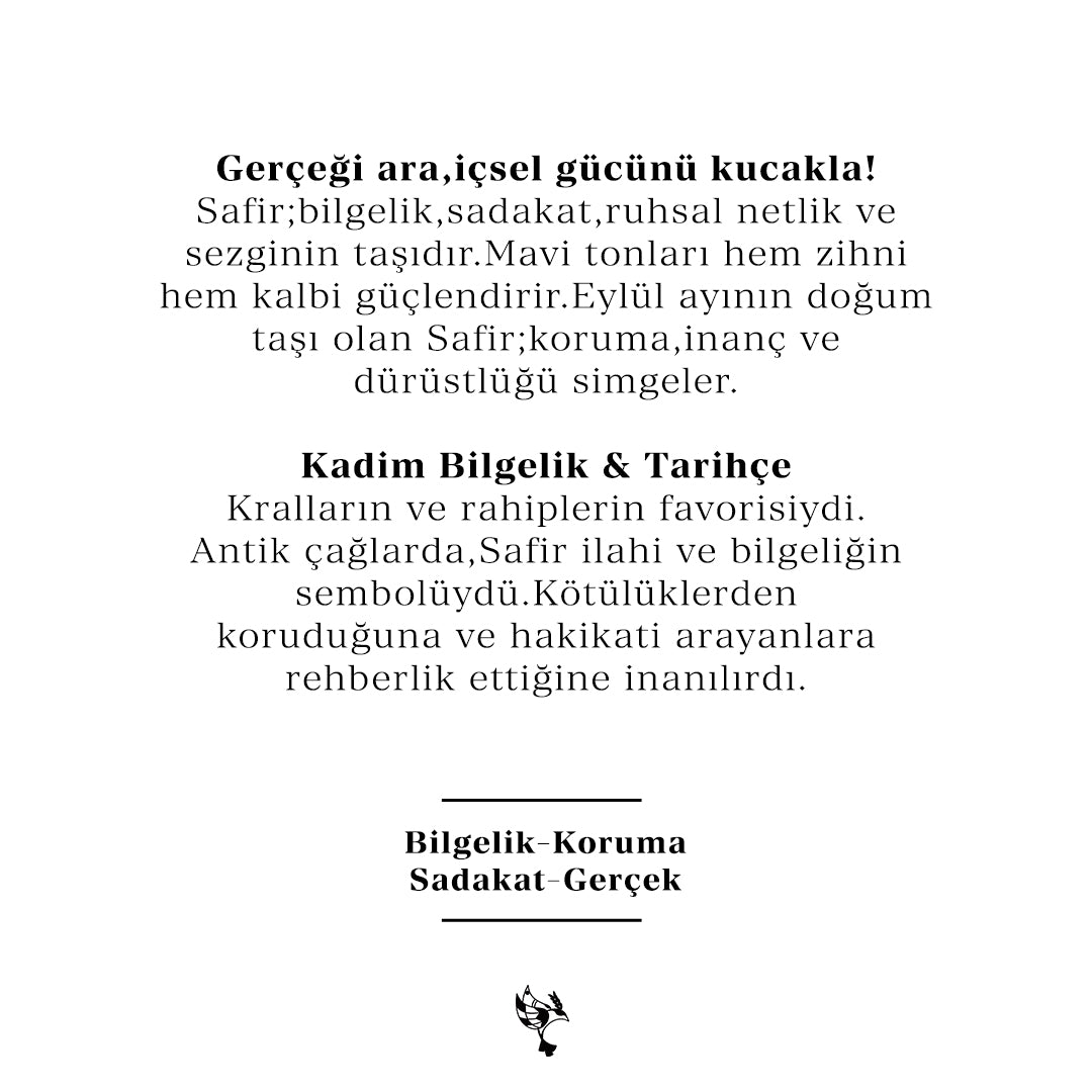 Bodhita - SAPPHIRE KOLYE UCU