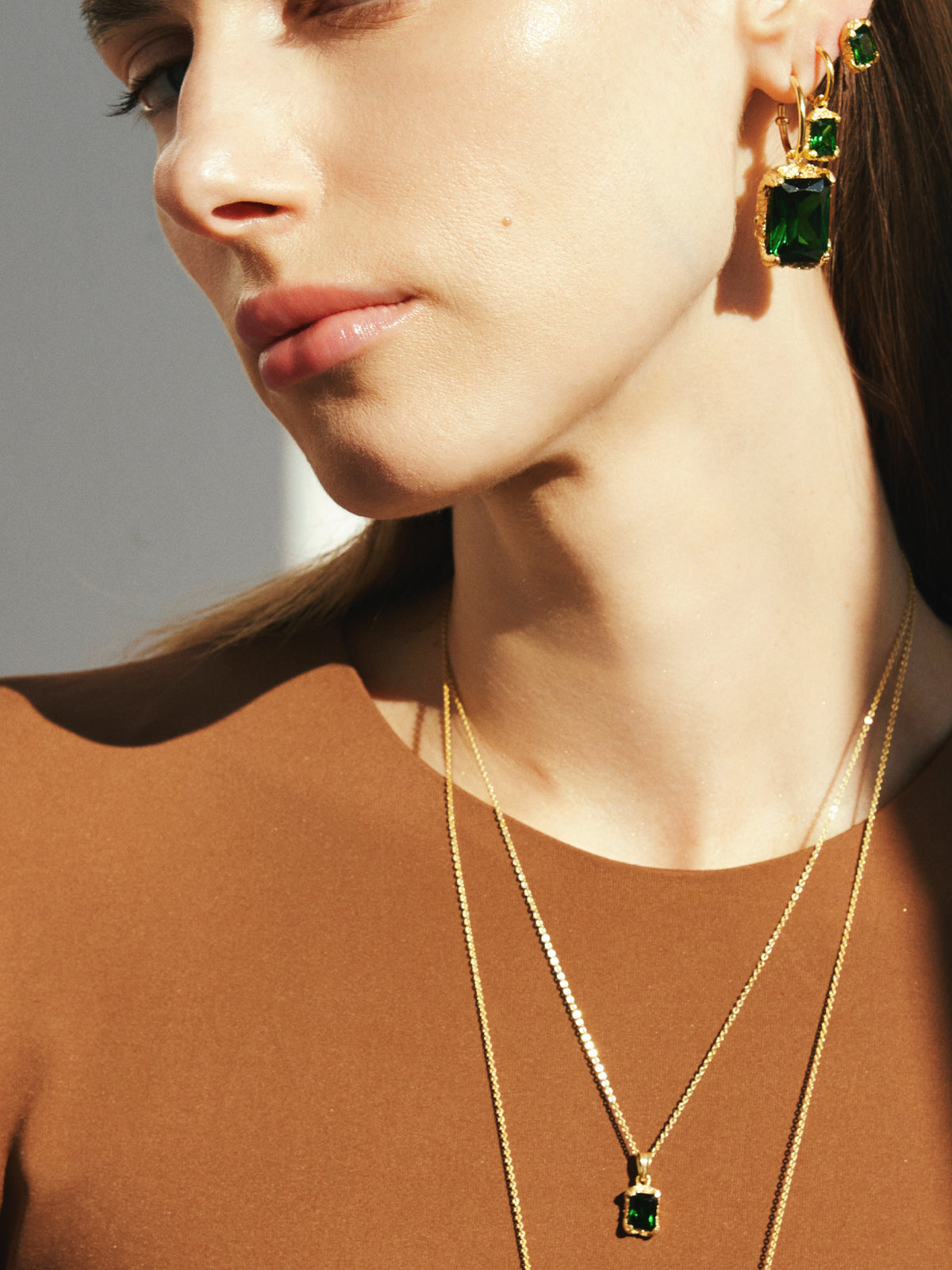Bodhita - EMERALD NECKLACE