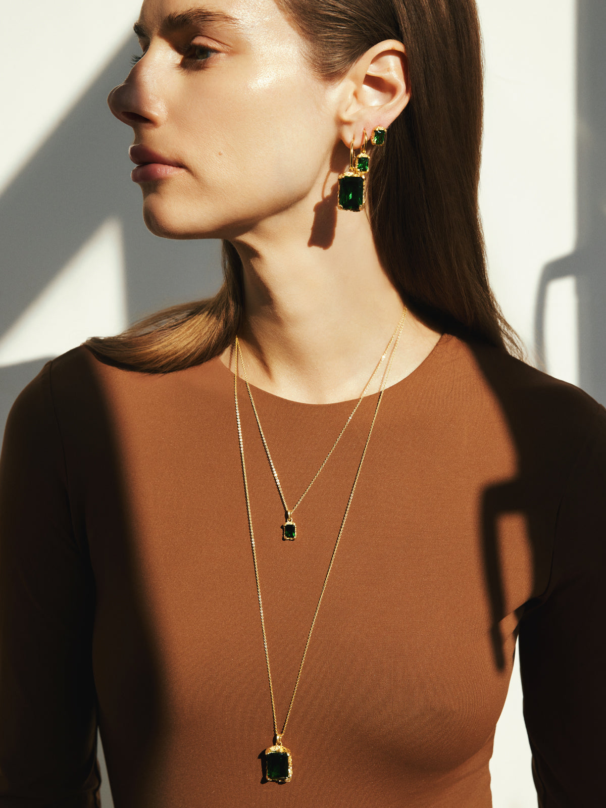 Bodhita - GRANDE EMERALD KOLYE