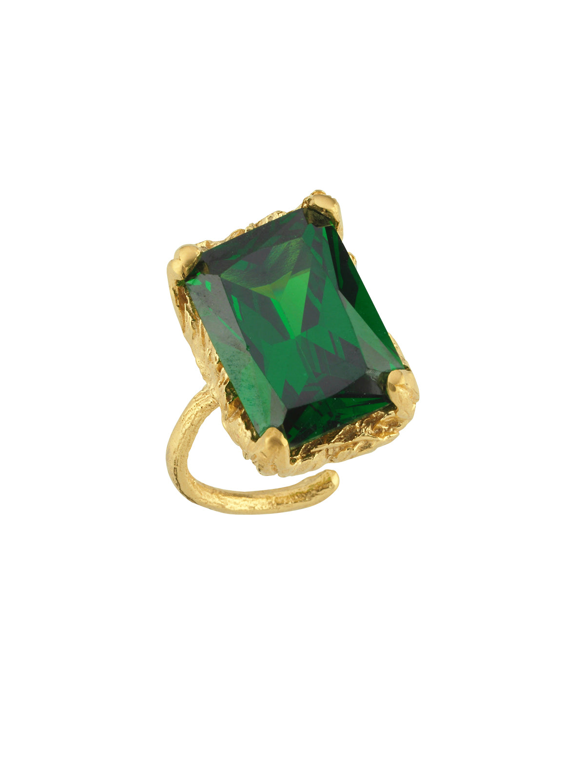 Bodhita - GRANDE EMERALD YÜZÜK