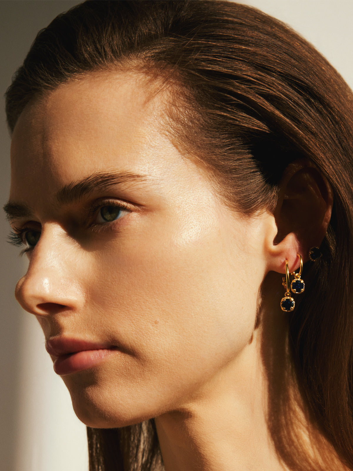 Bodhita - SAPPHIRE HOOP EARRINGS