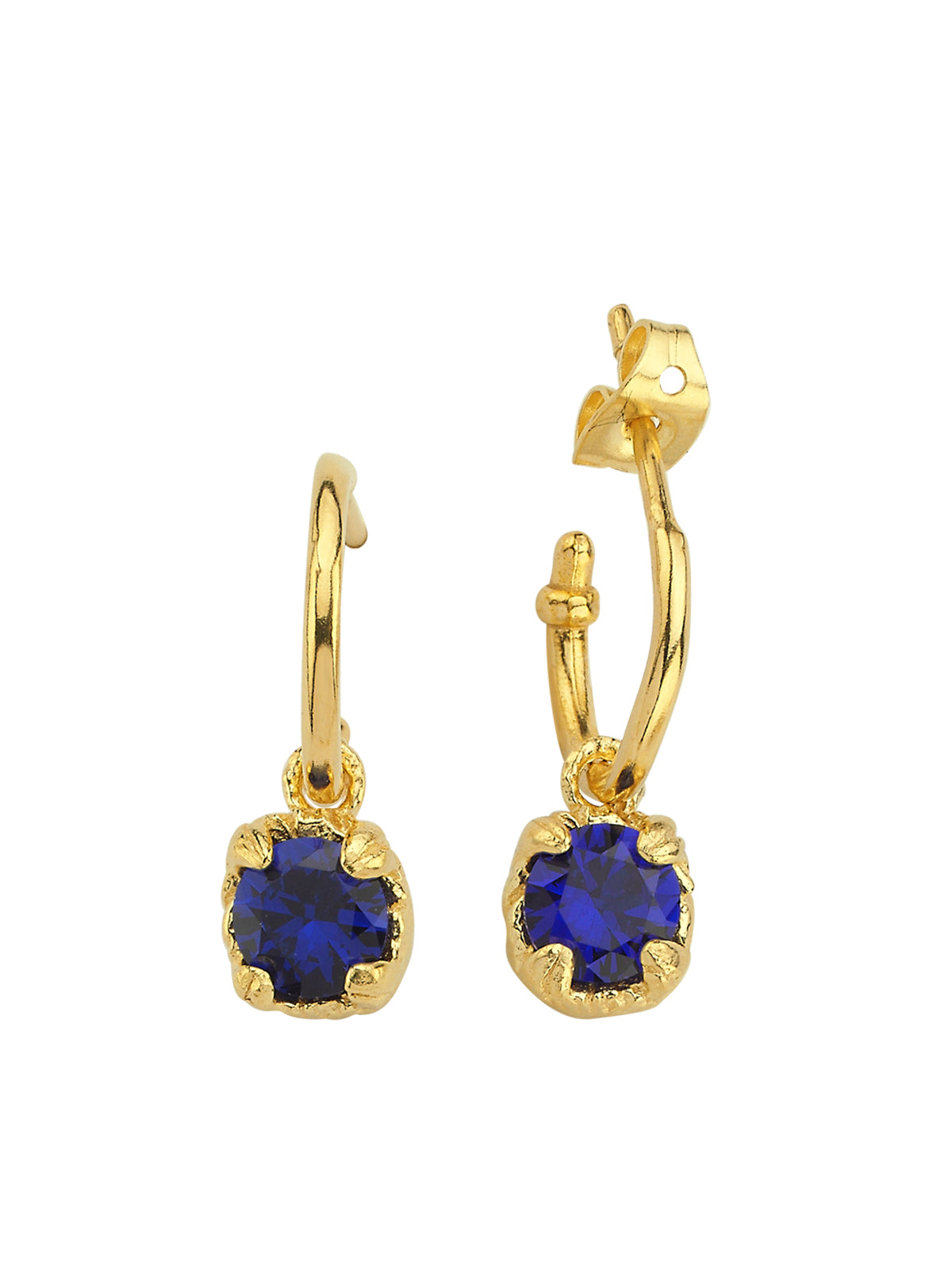 Bodhita - SAPPHIRE HOOP EARRINGS
