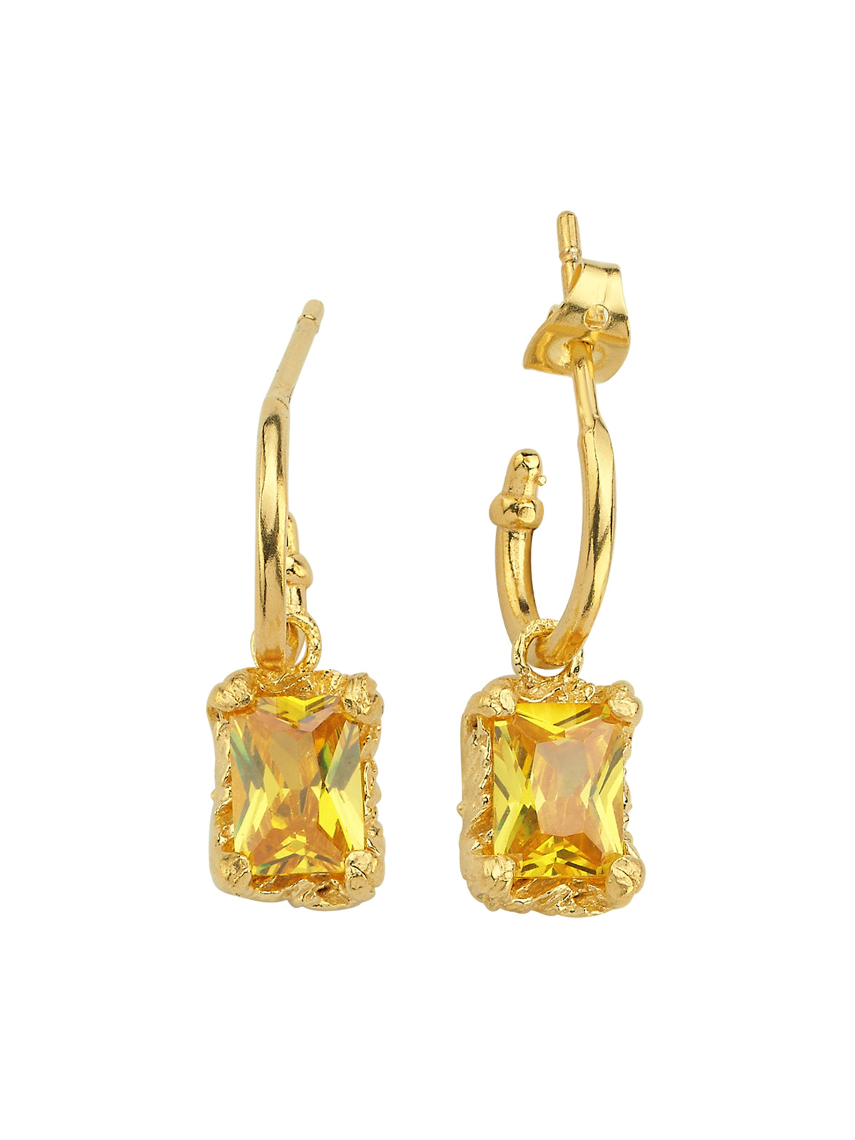 Bodhita - TOPAZ HOOP EARRINGS
