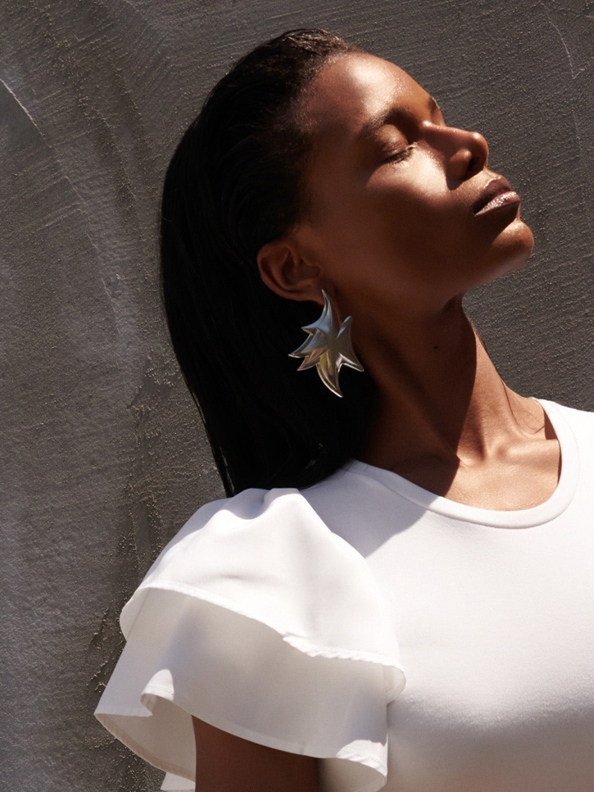 Bodhita - FLAME SILVER EARRINGS