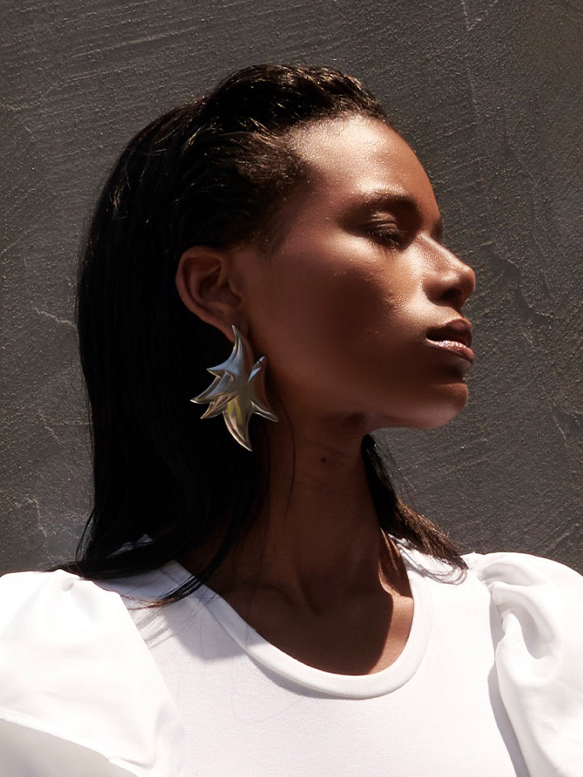 Bodhita - FLAME SILVER EARRINGS
