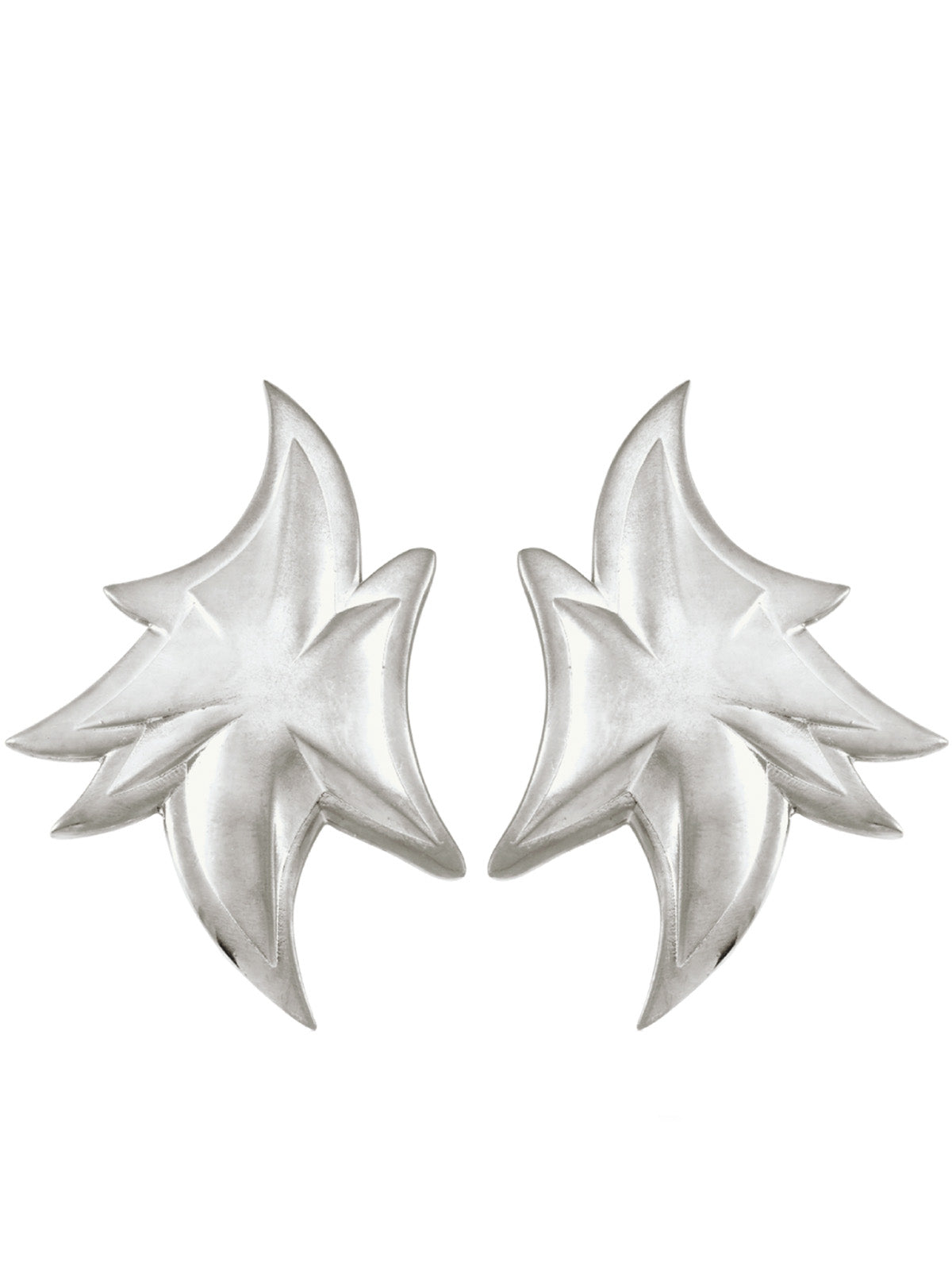 Bodhita - FLAME SILVER EARRINGS