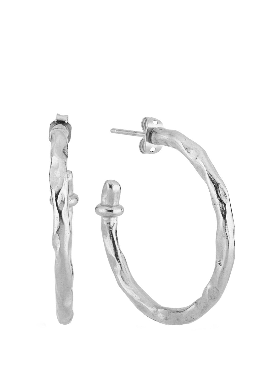 Bodhita - FLOW SILVER EARRINGS
