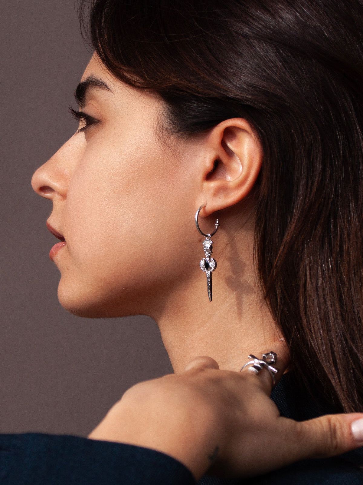 Bodhita - ESPADA SILVER EARRINGS