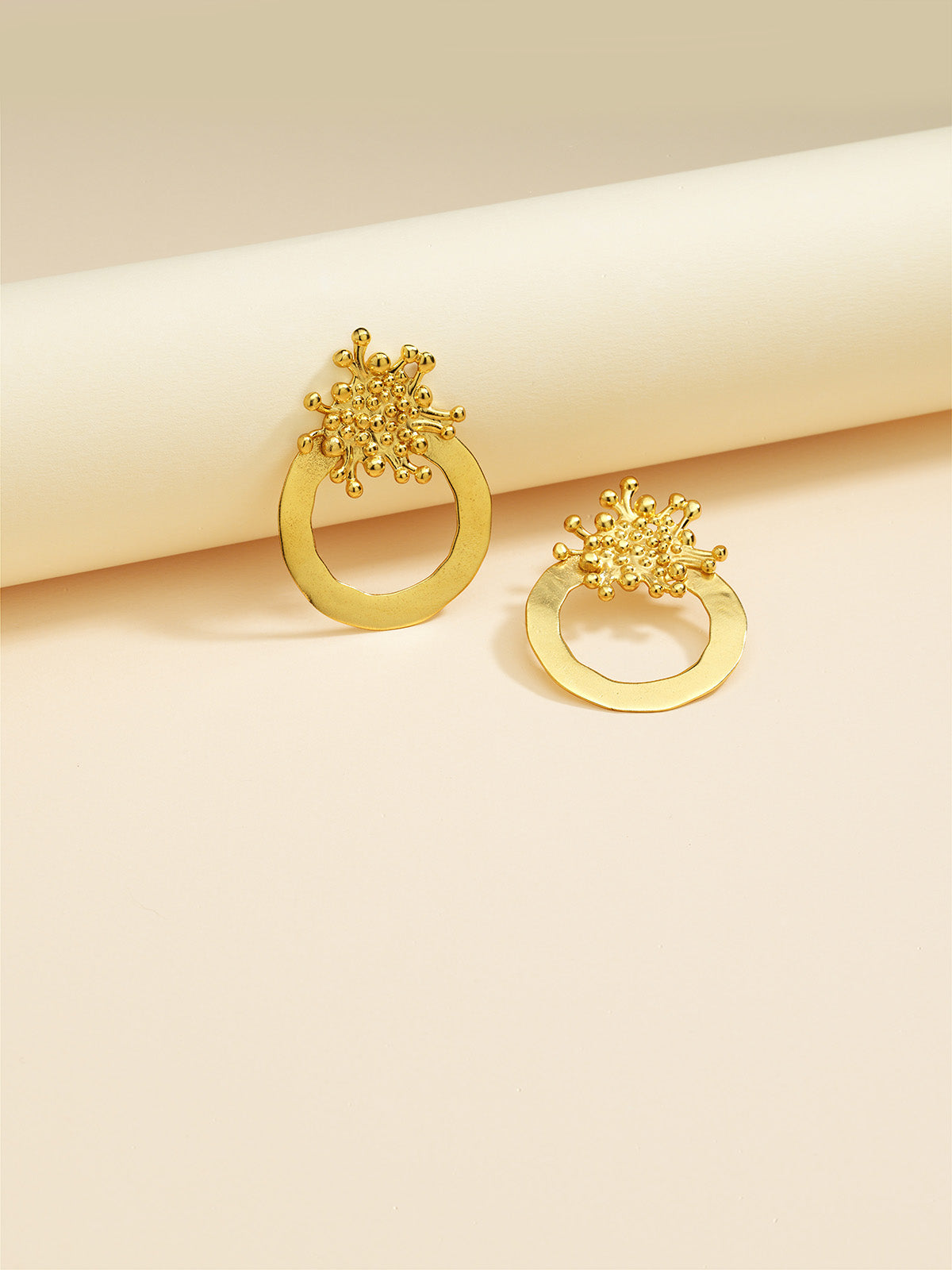 Bodhita - LAVA CIRCLE EARRINGS