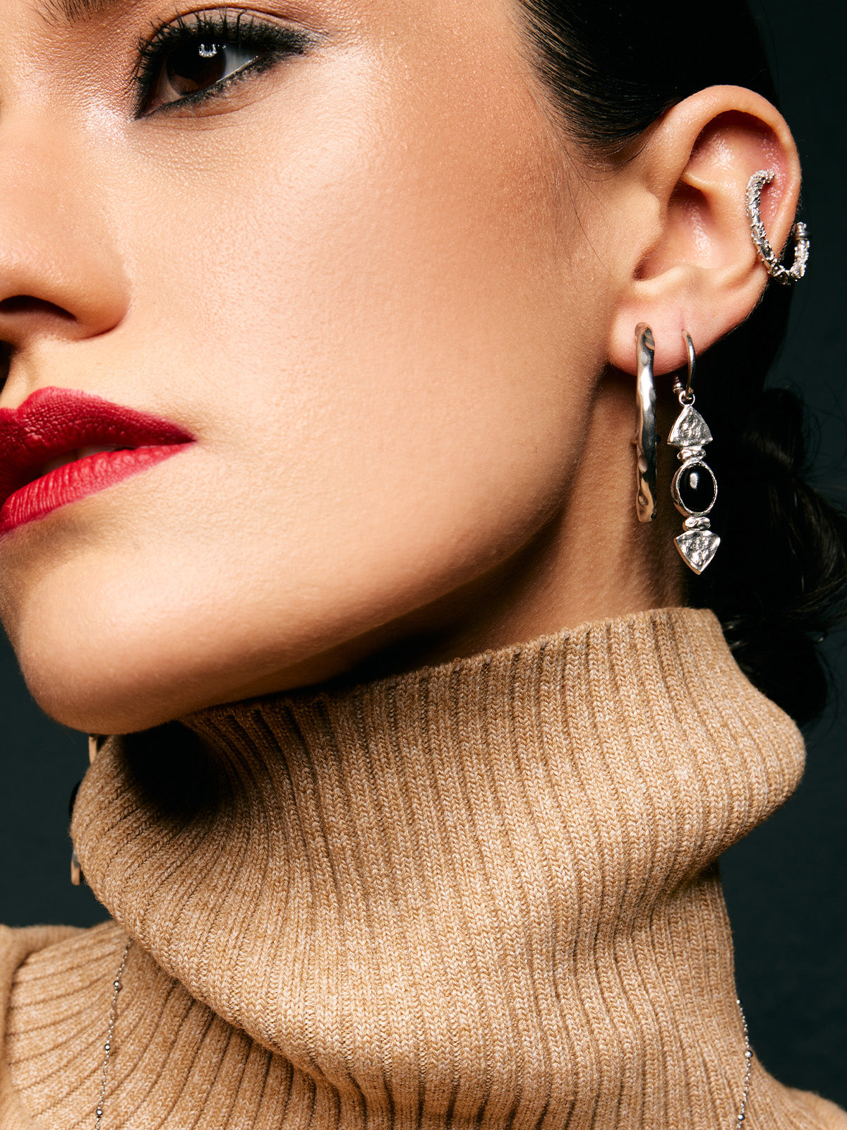 Bodhita - LITTLE SOIL SILVER EARRINGS