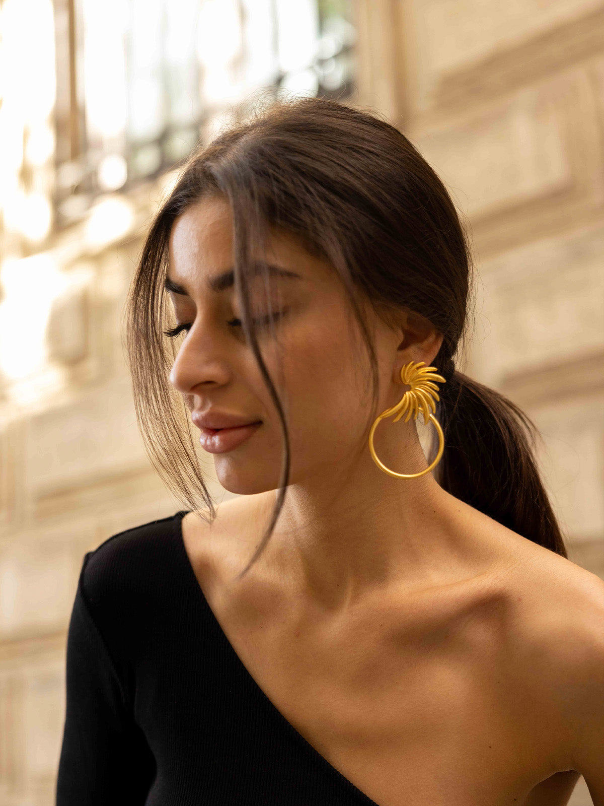 Bodhita - VINGE CIRCLE EARRINGS