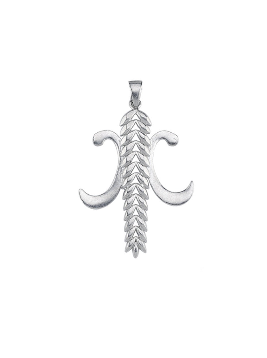 Bodhita - MACHA SILVER PENDANT
