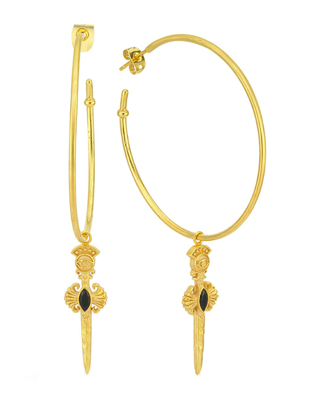 Bodhita - ESPADA EARRINGS-GRANDE HOOP