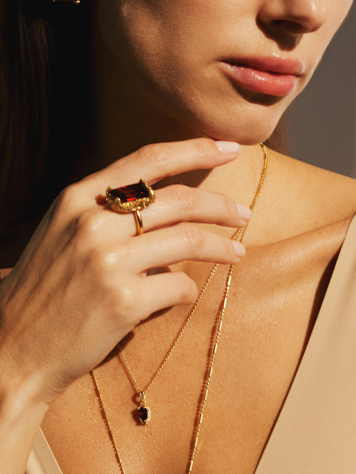 Bodhita - GARNET PENDANT