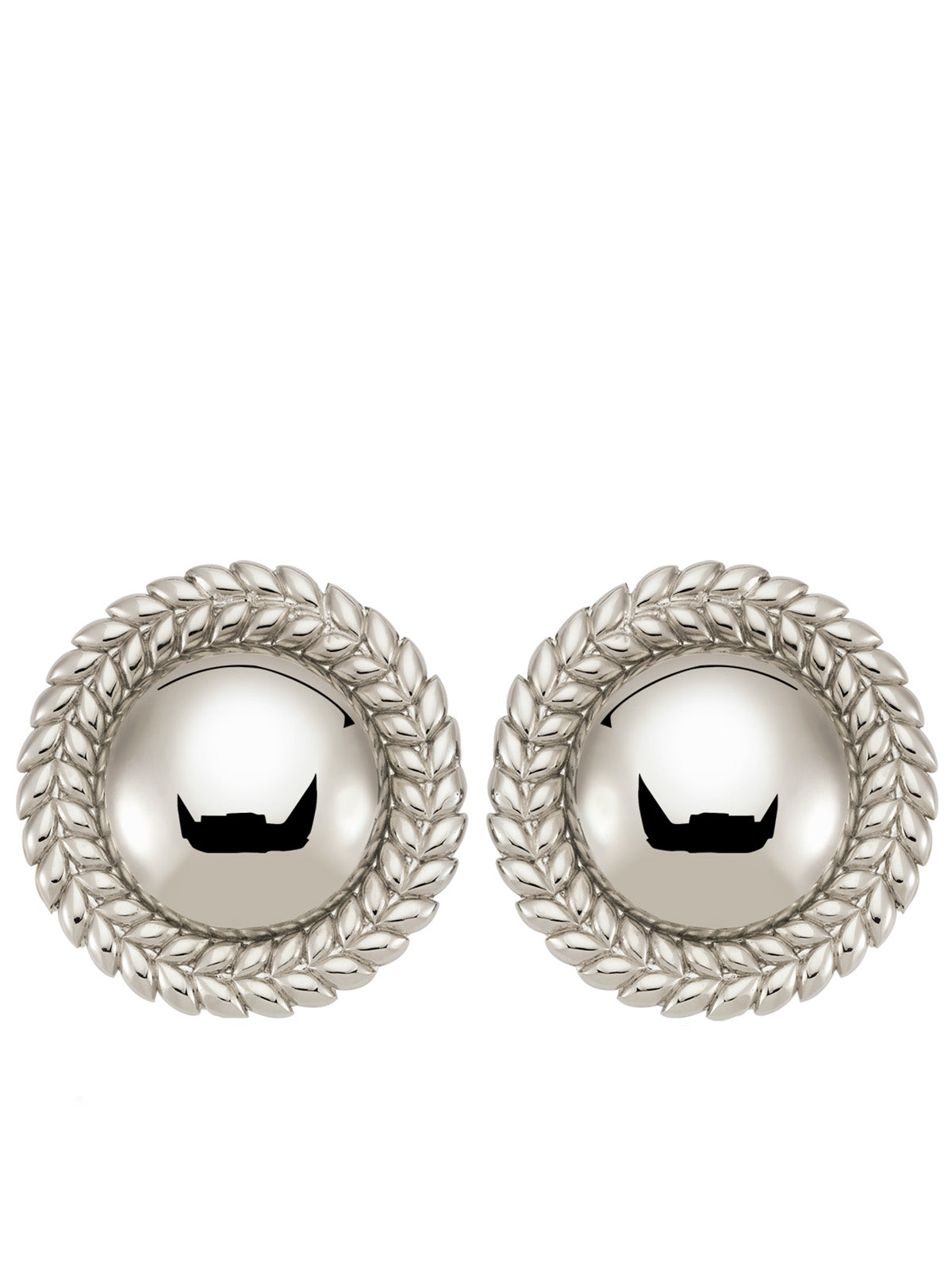 Bodhita - FULL SPIGA SILVER EARRINGS