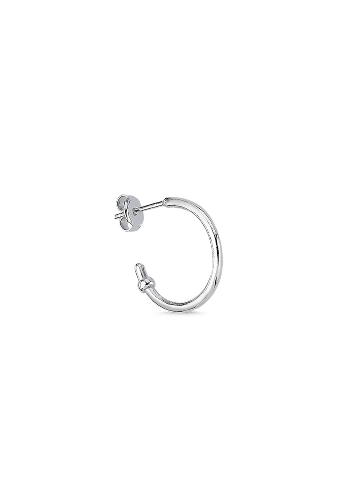 Bodhita - MINI HOOP SILVER EARRINGS