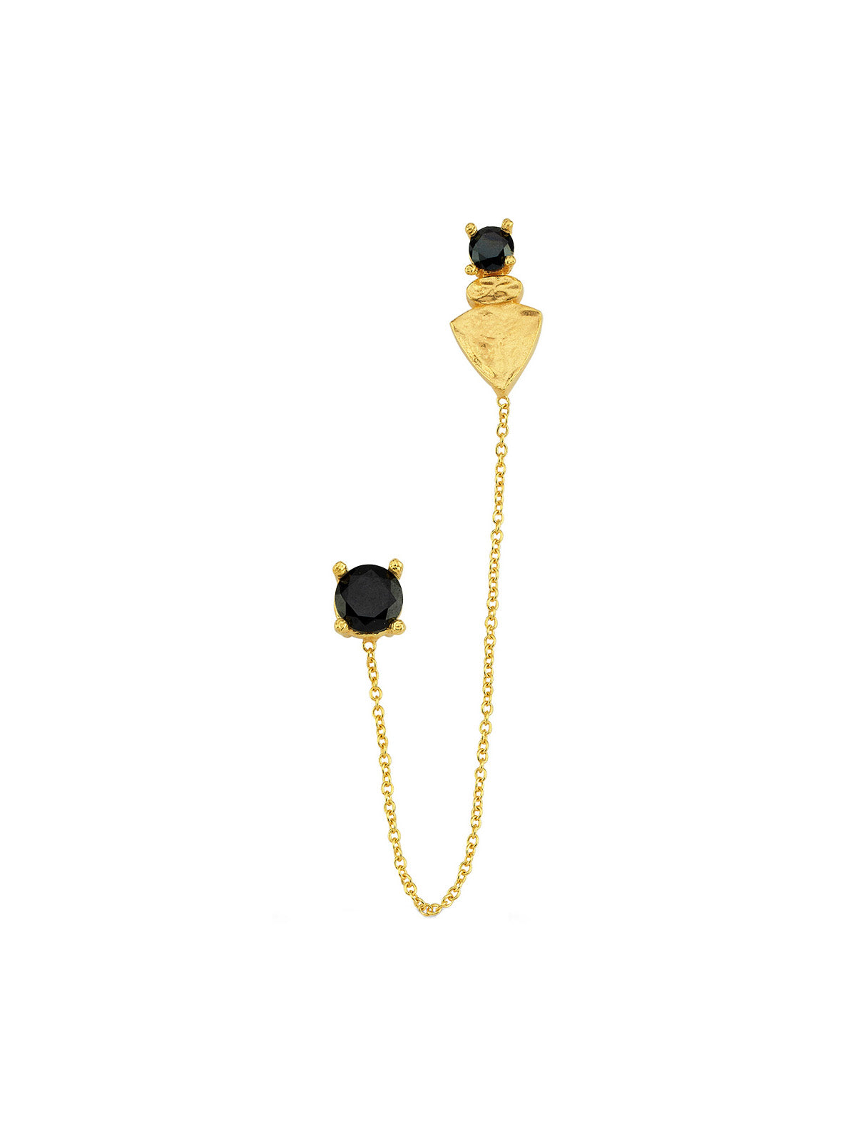 Bodhita - NADIA BLACK DUE EARRINGS