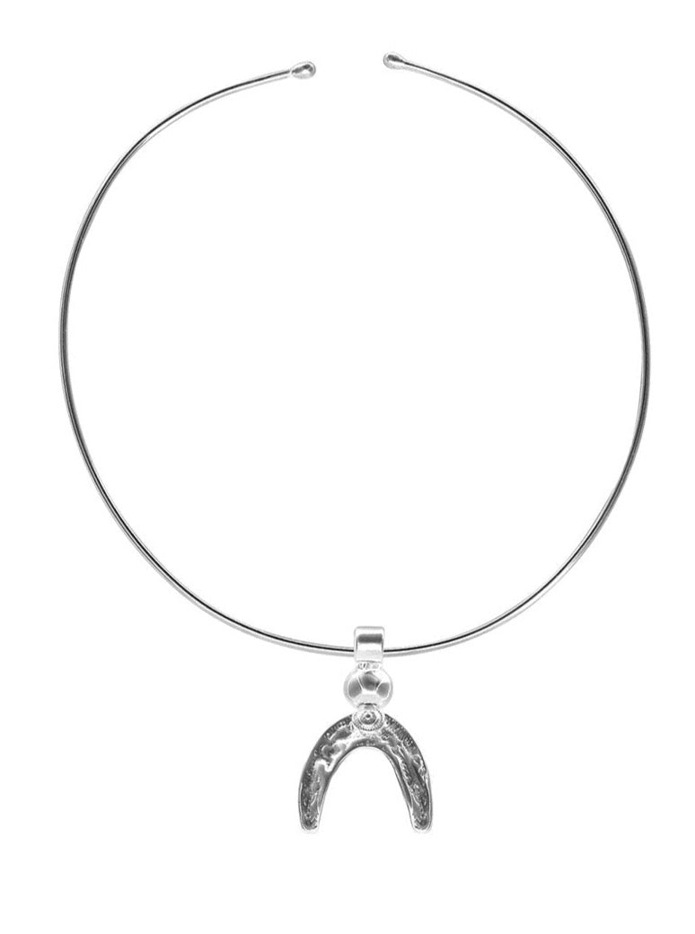 Bodhita - GRANDE FERRA SILVER NECKLACE