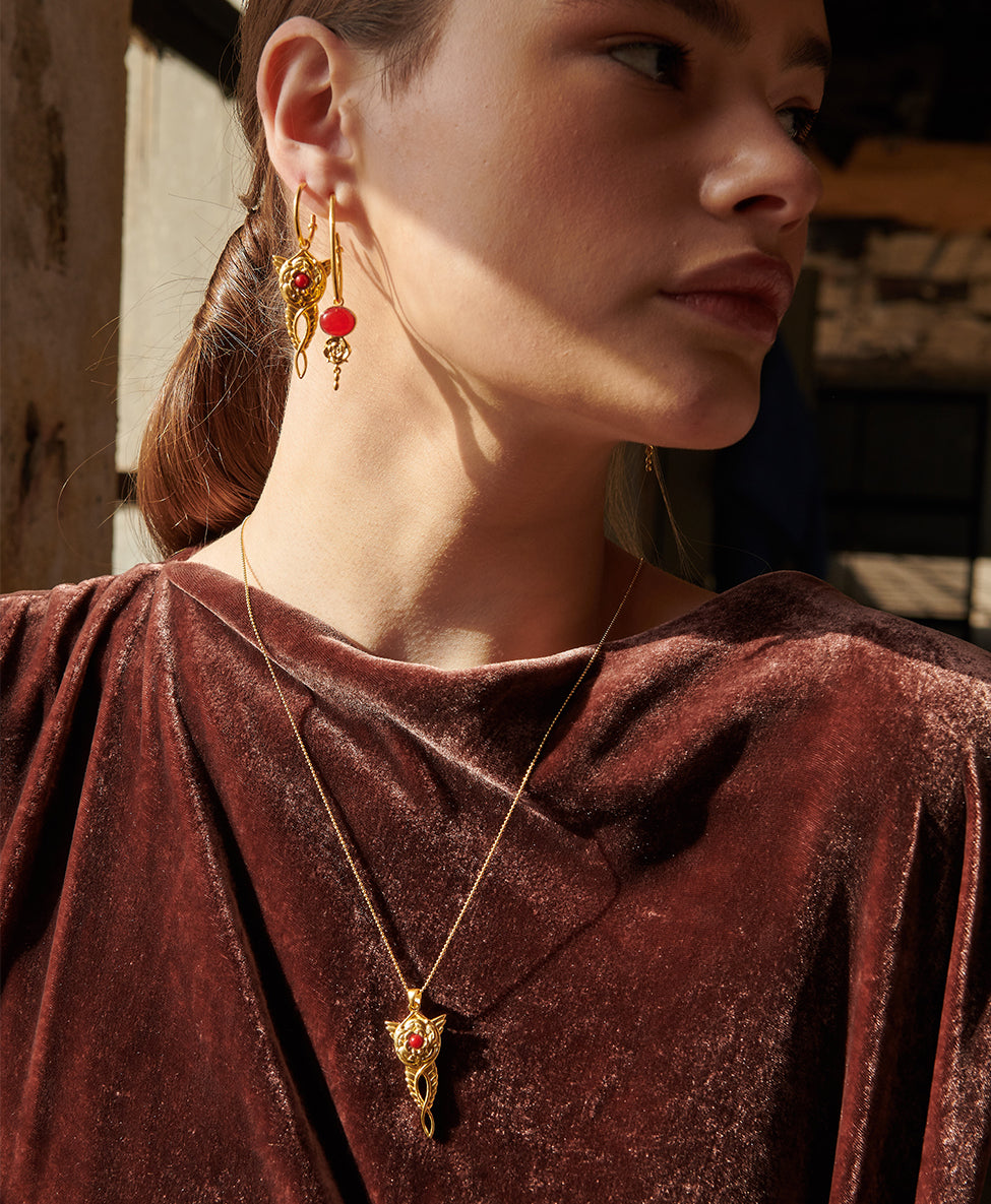 Bodhita - COSMIC ROSE EARRINGS