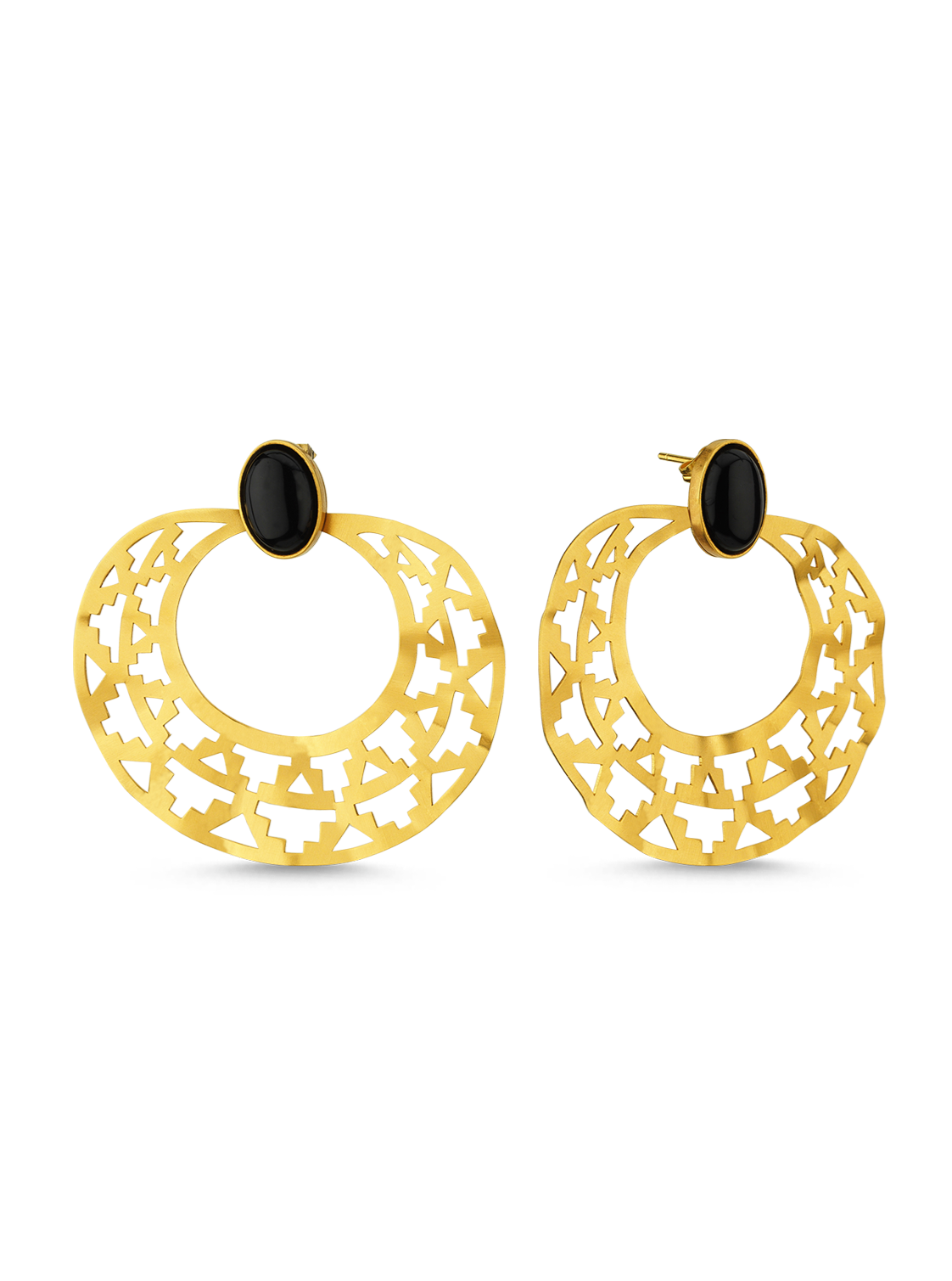 Bodhita - LLIKA ONYX EARRINGS