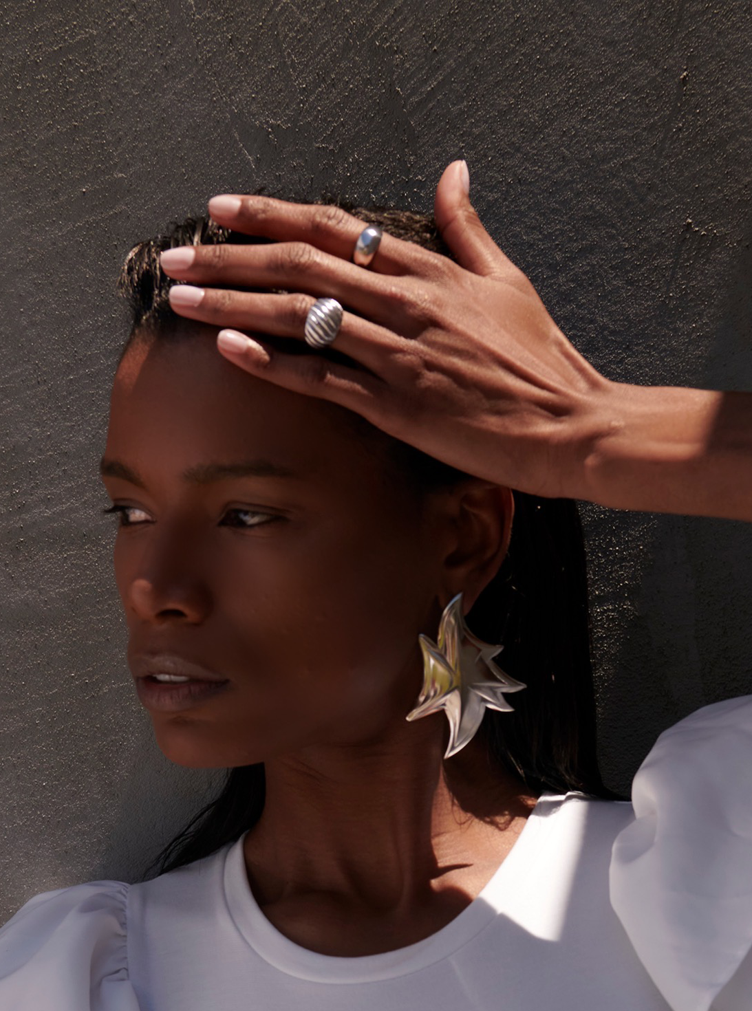Bodhita - WELLE SILVER RING