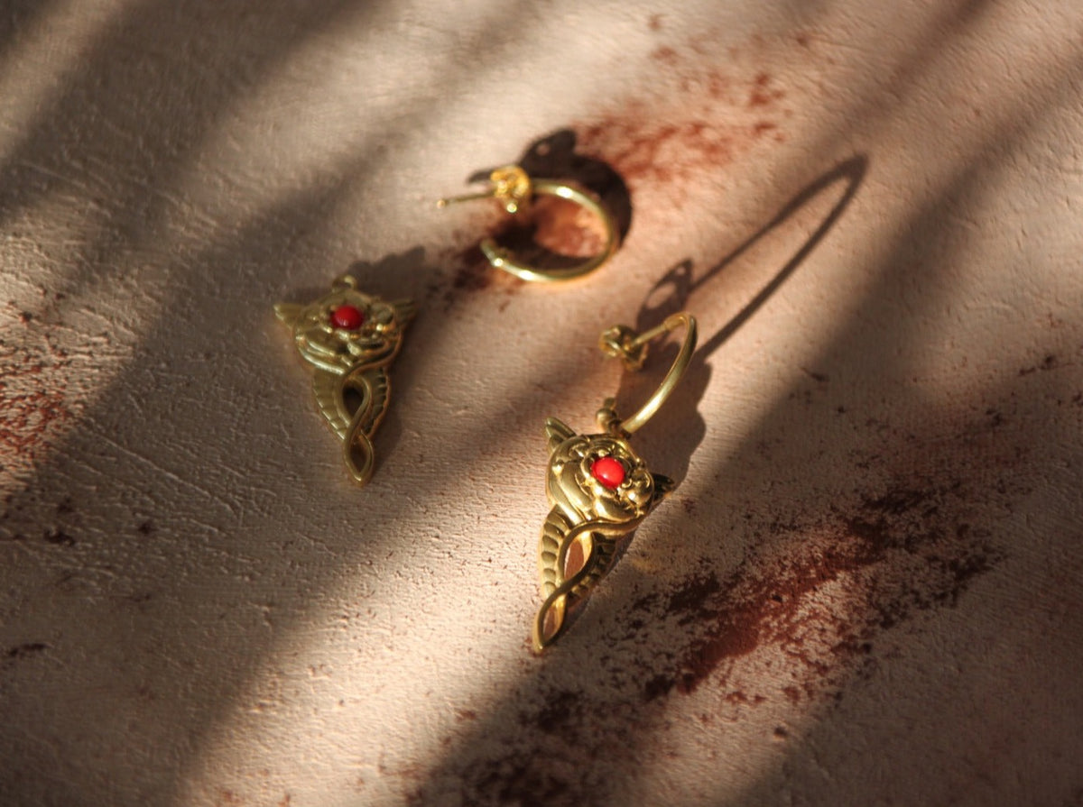 Bodhita - COSMIC ROSE EARRINGS