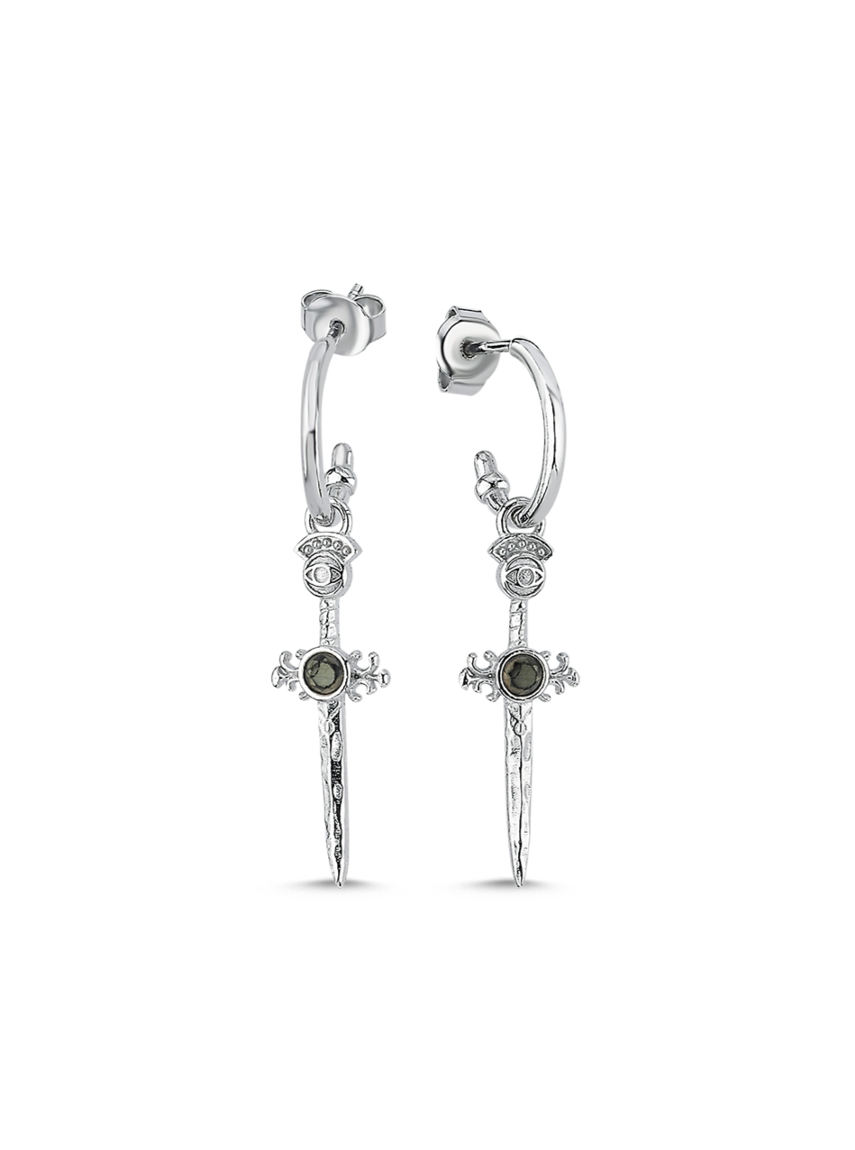 Bodhita - LITTLE ESPADA SILVER EARRINGS
