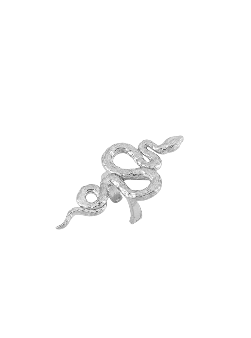Bodhita - NAGA SILVER EARCUFF