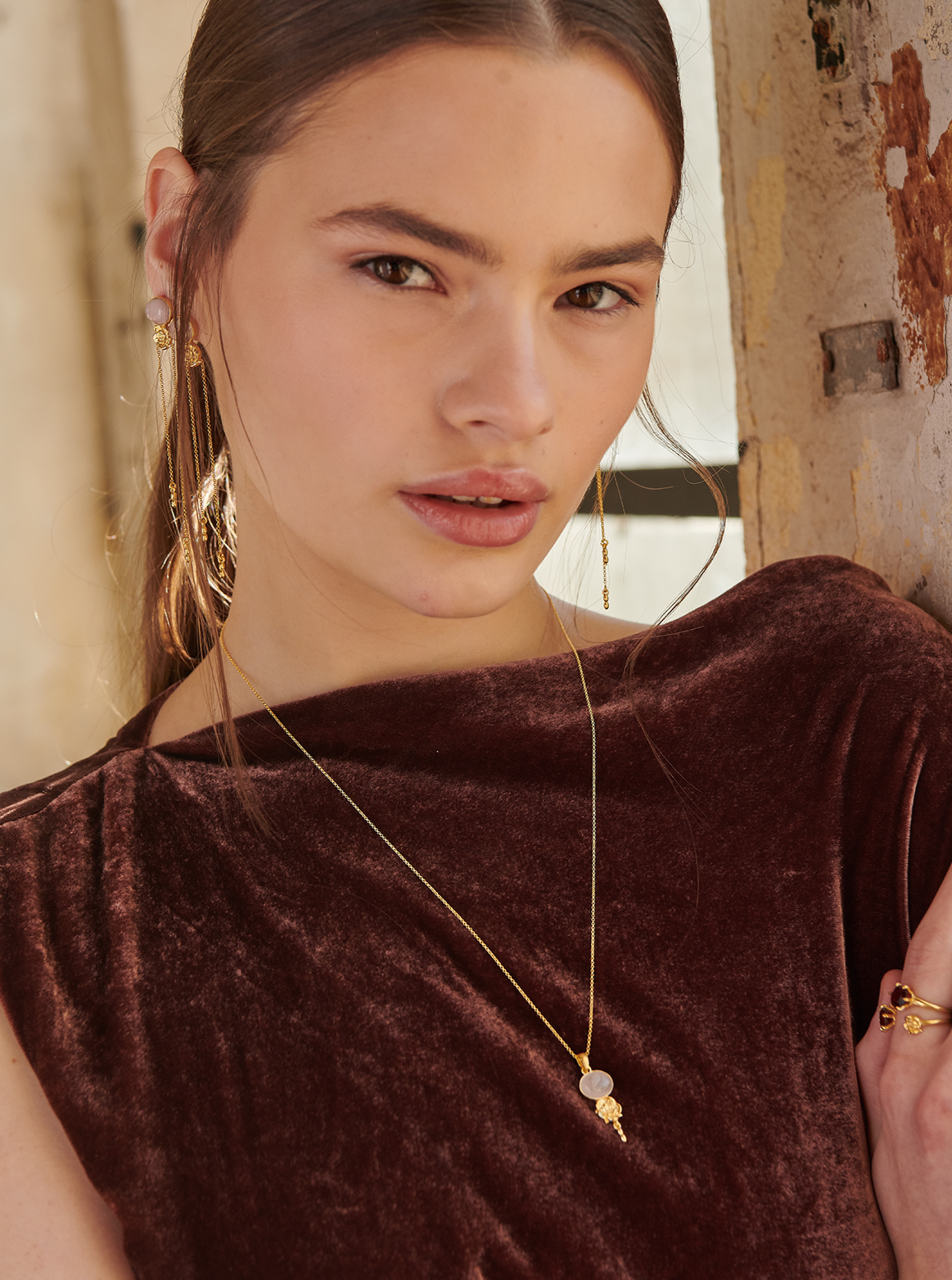 Bodhita - ROZA MYSTICA PINK NECKLACE