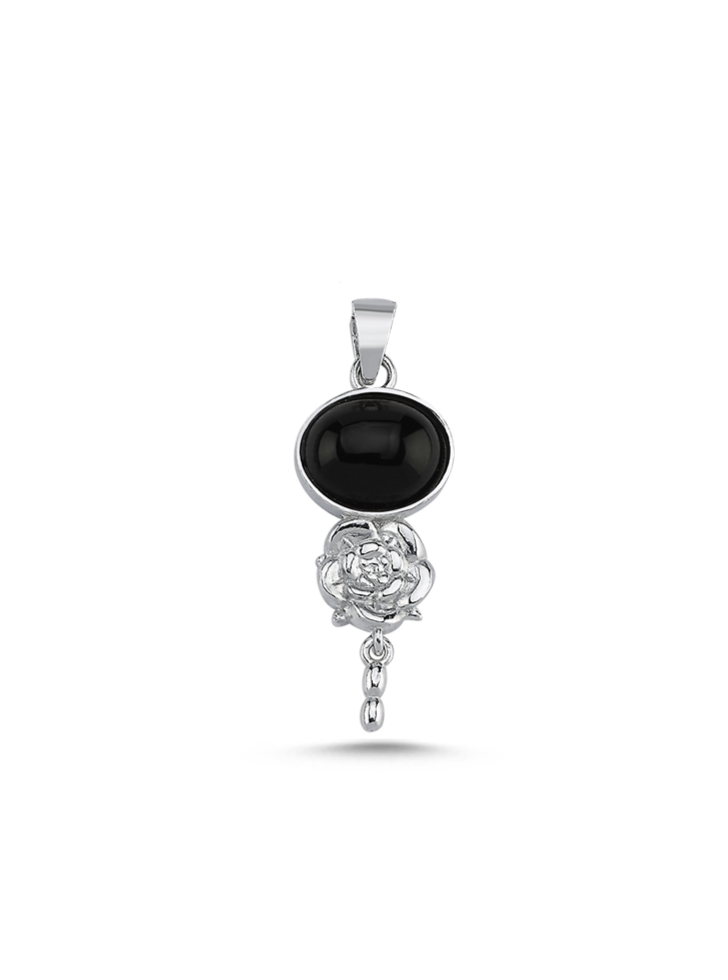 Bodhita - MYSTICA BLACK SILVER PENDANT